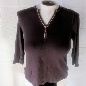 Ralph Lauren 3/4 sleeve top